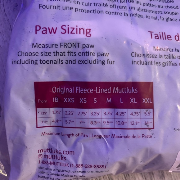 Muttluks Fleece Lined Black Dog Boots - Picture 3 of 7